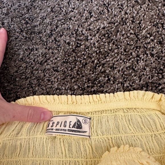 Seaspice LANA' SHIRRED BELL SLEEVE TOP - Picture 3 of 3